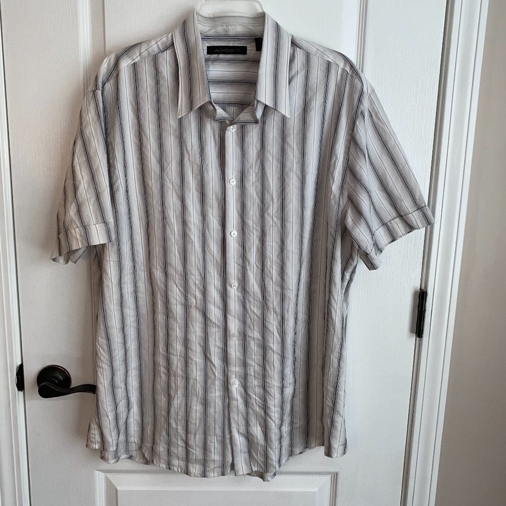AXIST 2XL XXL dress shirt EUC